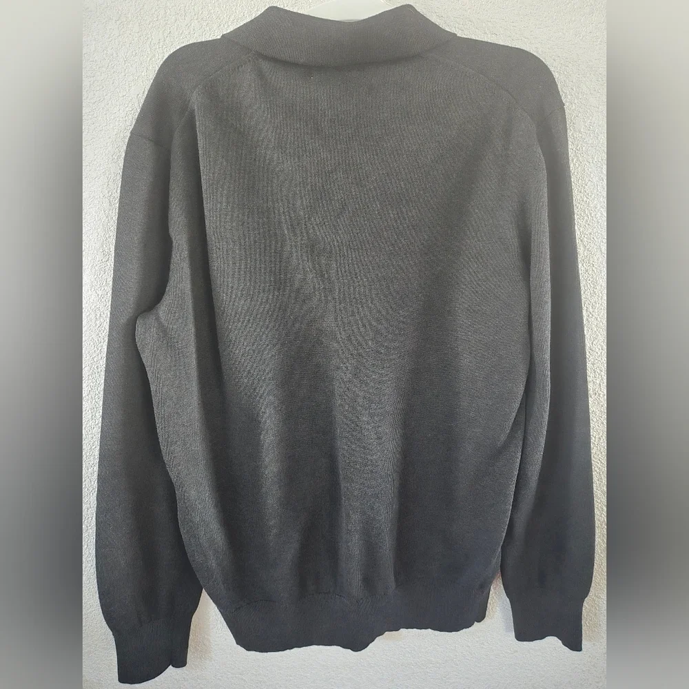 Calvin Klein Dark Gray Polo Shirt - Picture 3 of 5